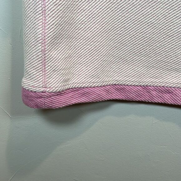Soft Surroundings Striped Pink Cotton Shirt Size XL 2FW06 - Picture 5 of 10
